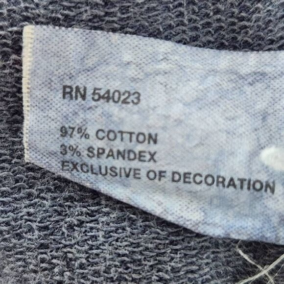 Gap Blue T-Shirt Knit Mini Skirt with Raw Edge Detail Size XS Pull-on Mini Skirt