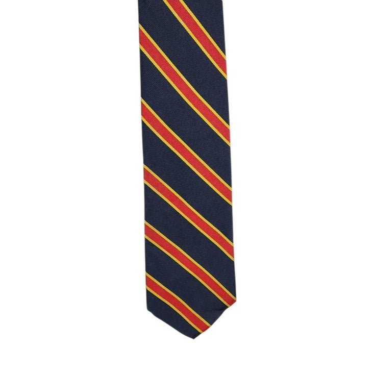 Brooks Brothers Mens Navy Striped Silk Tie