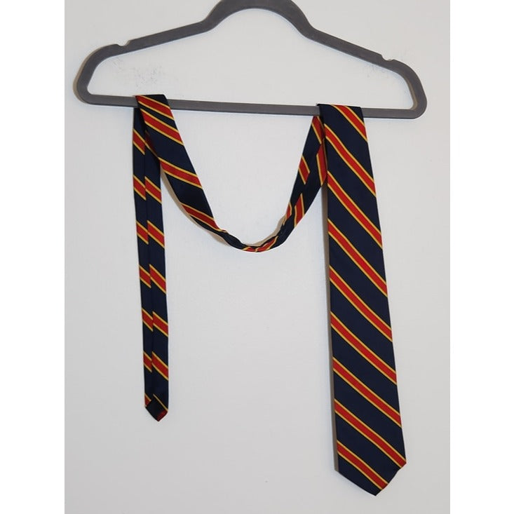 Brooks Brothers Mens Navy Striped Silk Tie