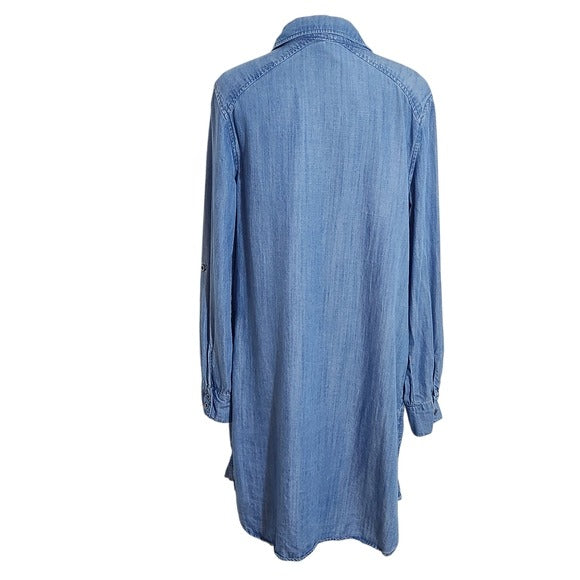 Philosophy Chambray Mini Shirt Dress Size Medium