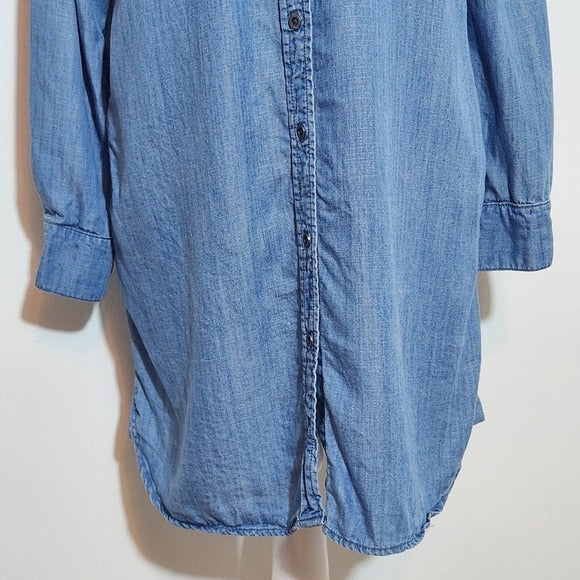 Philosophy Chambray Mini Shirt Dress Size Medium