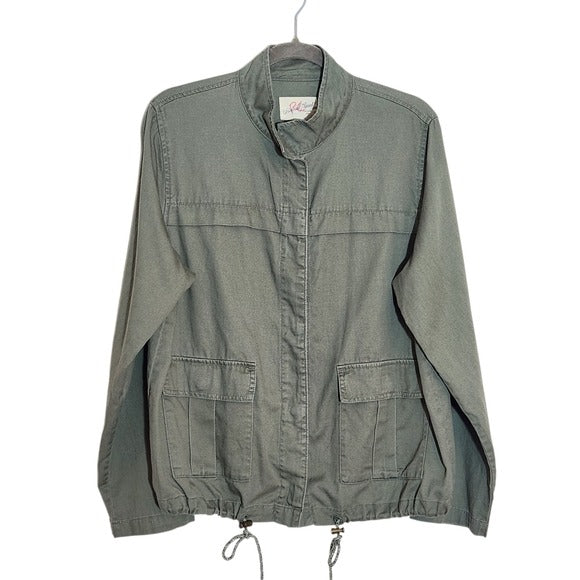 Universal Thread Olive Green Zip-Up Jacket Size Large NWT