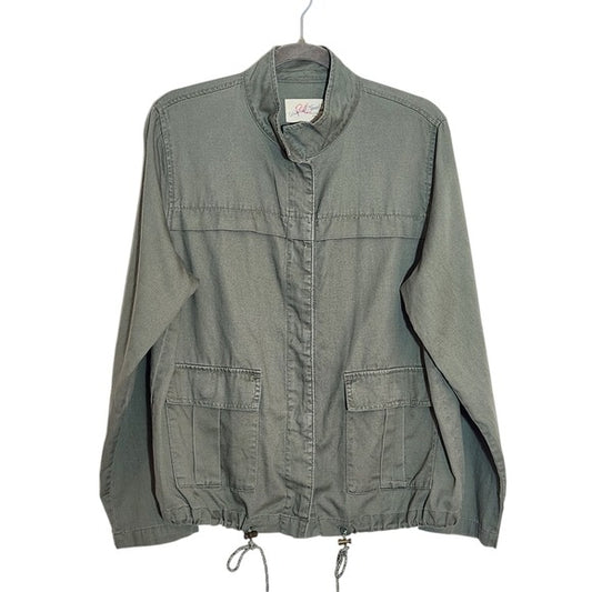Universal Thread Olive Green Zip-Up Jacket Size Large NWT