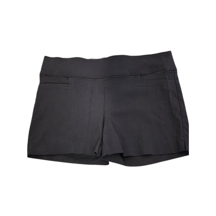 Maurices Black Pull-On Shorts with Wide Elastic Waistband Size Large