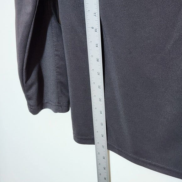 Colosseum Athletics Gray and Gold Vanderbilt Quarter Zip Pullover Size Medium