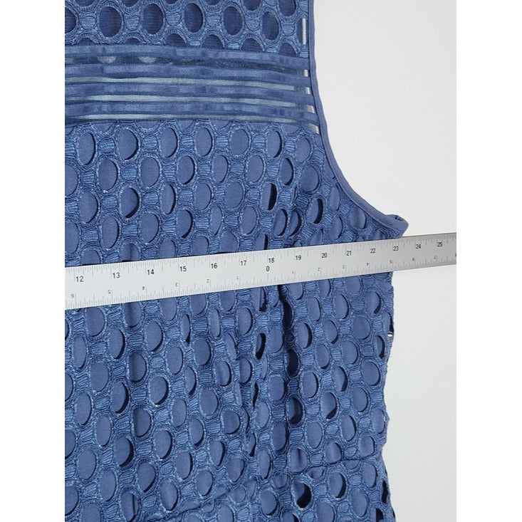 Lane Bryant Blue Sleeveless Fit and Flare Dress Size 24 Wedding Guest Dress