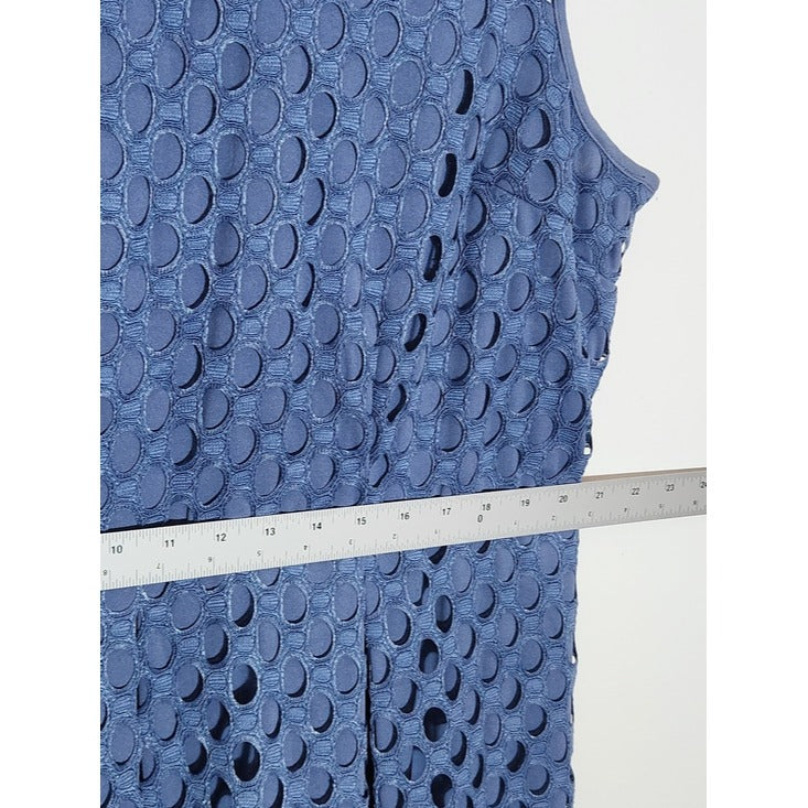 Lane Bryant Blue Sleeveless Fit and Flare Dress Size 24 Wedding Guest Dress