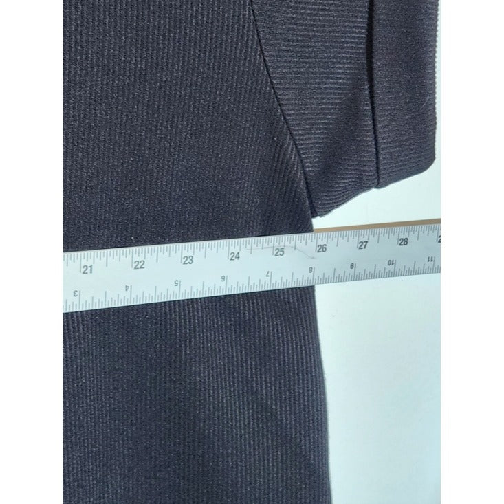 LIVI by Lane Bryant Black Ribbed Knit Activewear Top Size 22/24