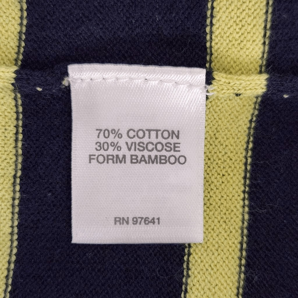 J. Jill Navy Striped Sweater Size Small Preppy Striped Pullover