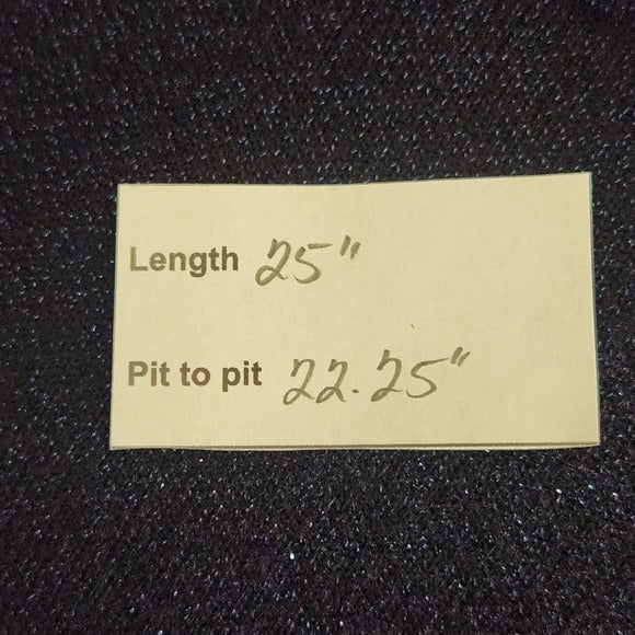 I.N. Studio Navy Blue Sparkly Sweater Size XL Mock Neck Navy Sweater