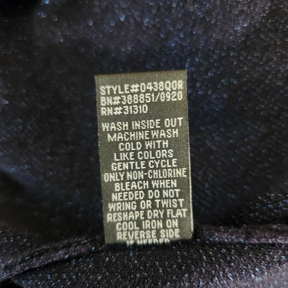 I.N. Studio Navy Blue Sparkly Sweater Size XL Mock Neck Navy Sweater