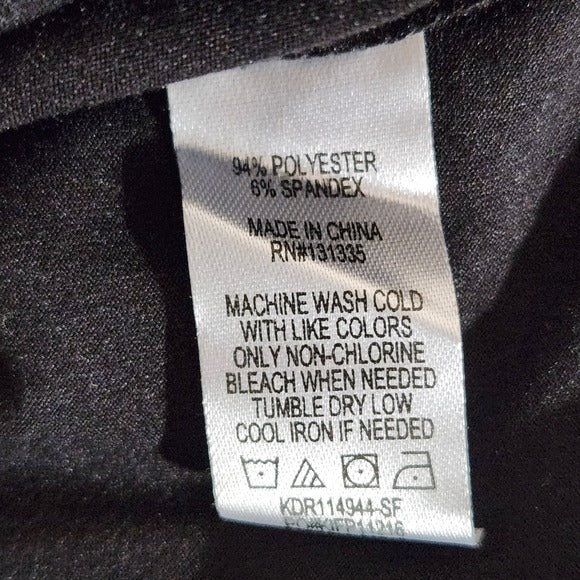 Nine Britton Black Sleeveless Asymmetrical Knit Dress Size Small NWOT