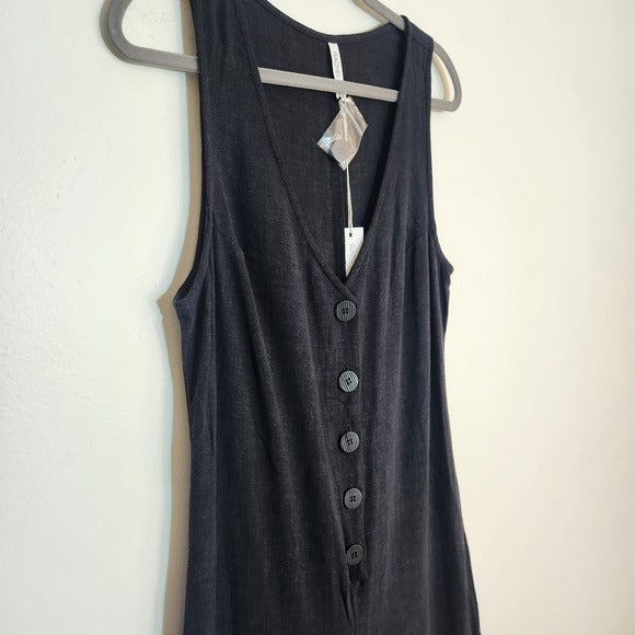 Rachel Pally Black Wide Leg Sleeveless Jumpsuit Size XL NWT