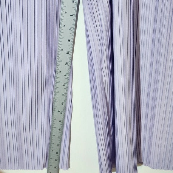 Ann Taylor Light Purple Pleated Wide Leg Pants Size Medium