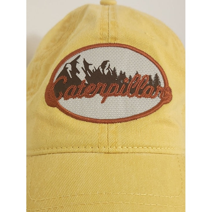 Caterpillar Yellow CAT Patch Embroidered Baseball Hat