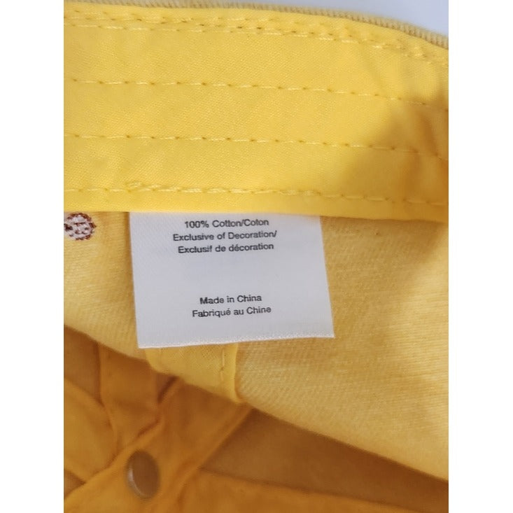 Caterpillar Yellow CAT Patch Embroidered Baseball Hat
