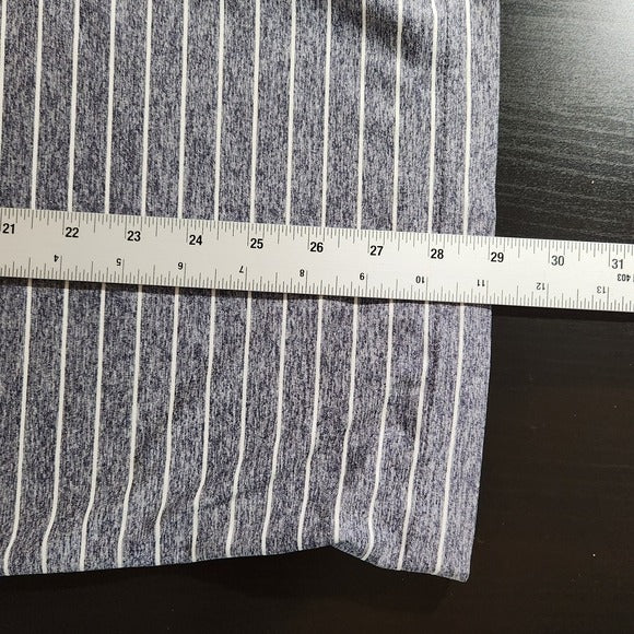 Daniel Cremieux Mens Gray Stripe Golf Polo Size Large