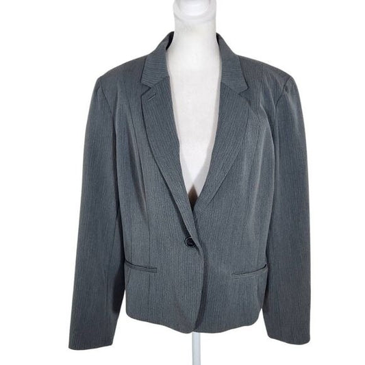 Worthington Gray Blazer NWOT Size XL Classic Gray Women's Blazer