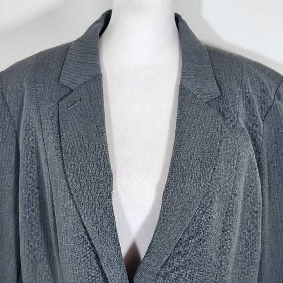 Worthington Gray Blazer NWOT Size XL Classic Gray Women's Blazer