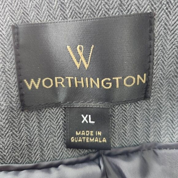 Worthington Gray Blazer NWOT Size XL Classic Gray Women's Blazer