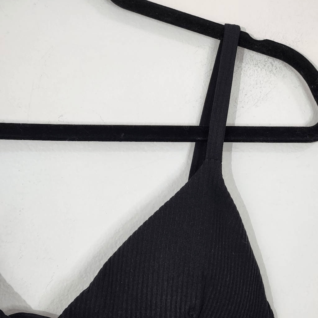 Andie Black Bikini Swim Top NWT Size XL Black Swimwear Andie Swim Top