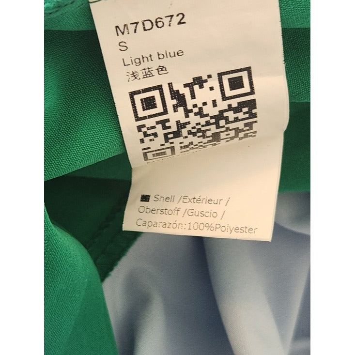 Light Blue and Green Sporty Matching Set Wide Leg Pants and Tank Top Size Small