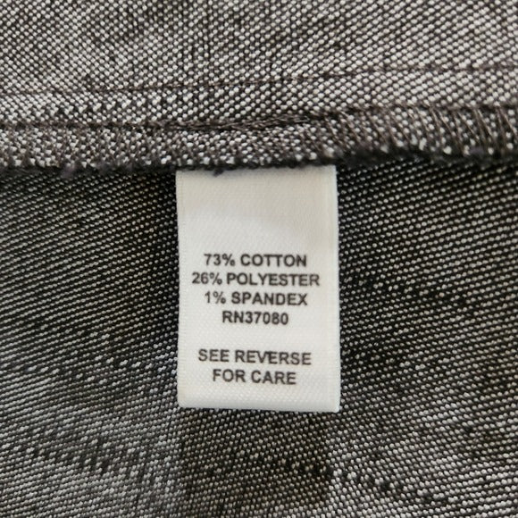 Cato Gray Denim Chain Embellished Jacket Size 18/20W Cato Woman Denim Jacket