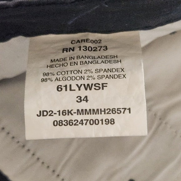 Wrangler Navy Men's Shorts with Sword Fish Print Size 34 Preppy Fishing Shorts