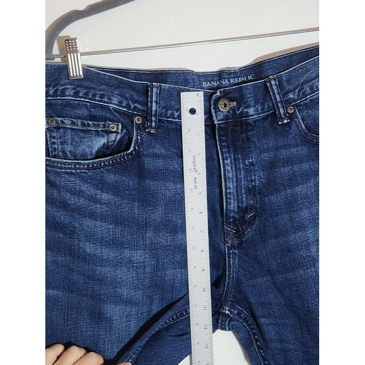 Banana Republic Mens Slim Straight Jeans Size 36 x 34