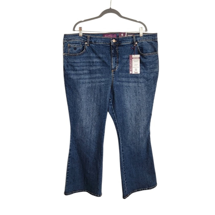 Gloria Vanderbilt Medium Wash Classic Rise Bootcut Jeans NWT Size 20W Short