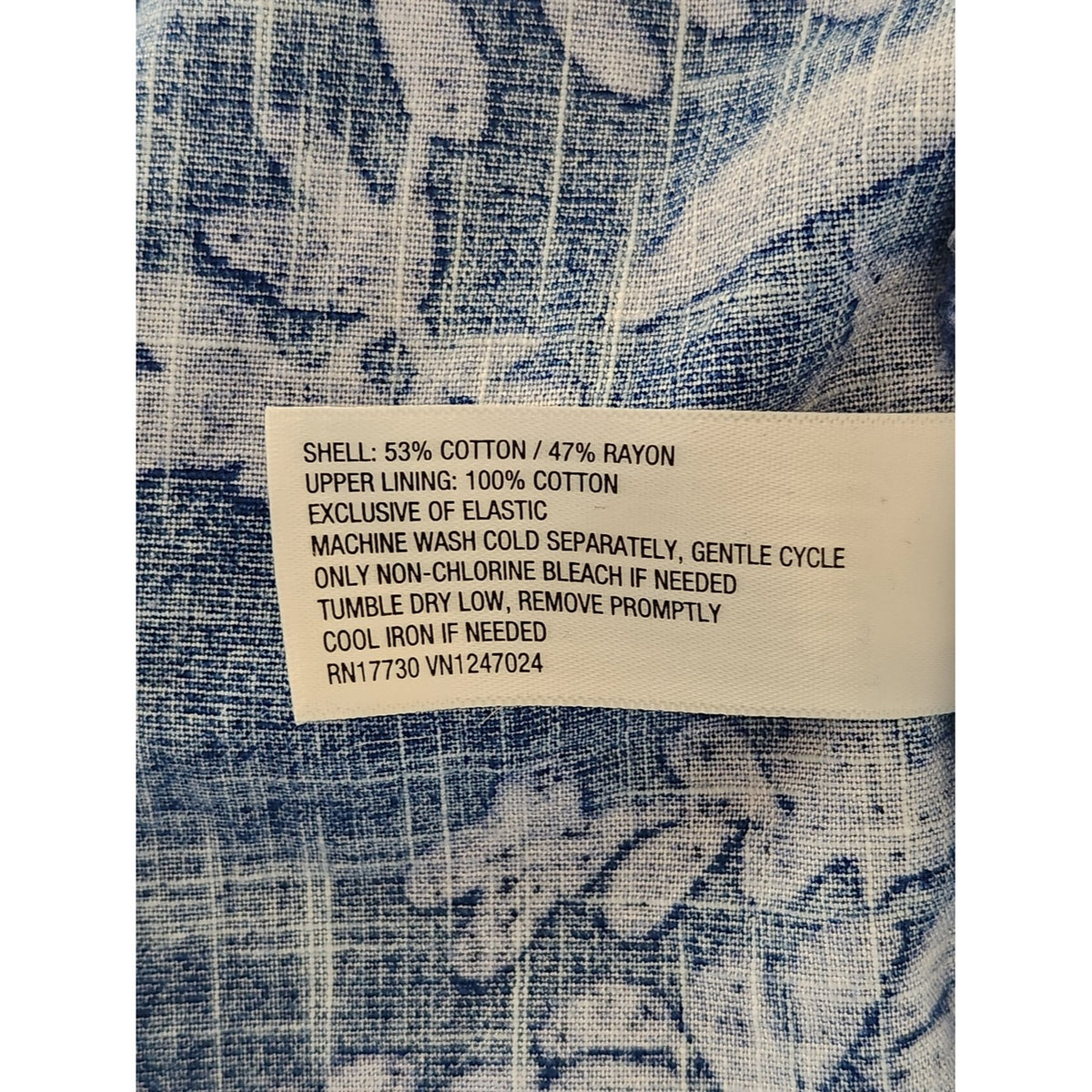 Universal Thread Blue Floral Midi Dress with Adjustable Straps Size Large