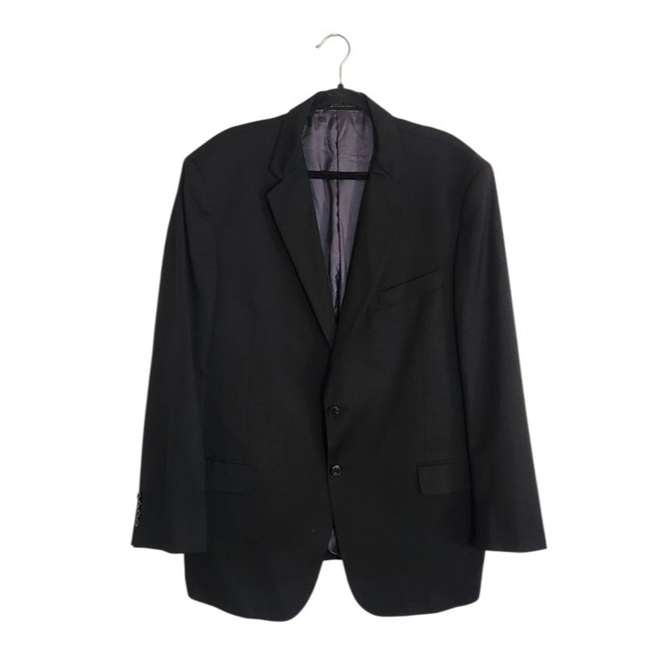 Jos. A. Bank Reserve Collection Black 100% Wool Blazer Size 46R