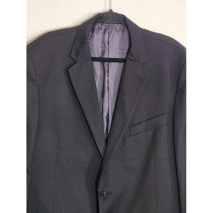 Jos. A. Bank Reserve Collection Black 100% Wool Blazer Size 46R