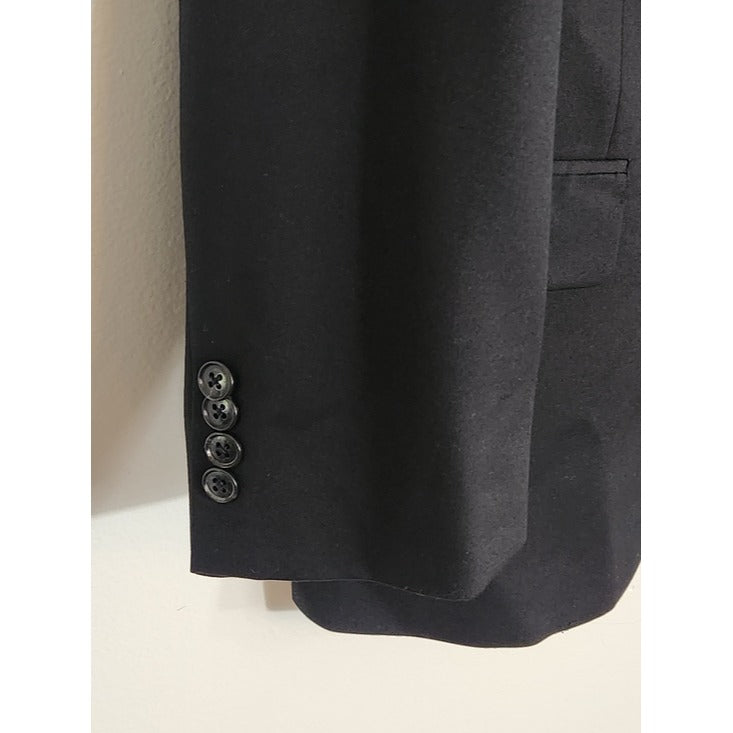 Jos. A. Bank Reserve Collection Black 100% Wool Blazer Size 46R