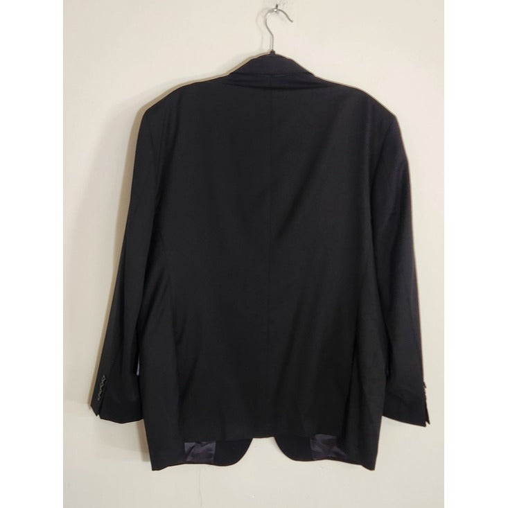 Jos. A. Bank Reserve Collection Black 100% Wool Blazer Size 46R