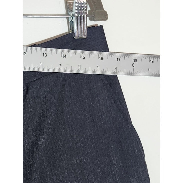 Perry Ellis Charcoal Gray Tonal Stripe Dress Pants Size 34 x 30
