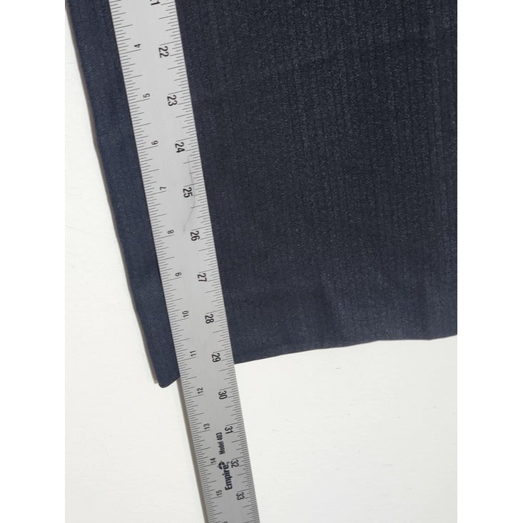 Perry Ellis Charcoal Gray Tonal Stripe Dress Pants Size 34 x 30