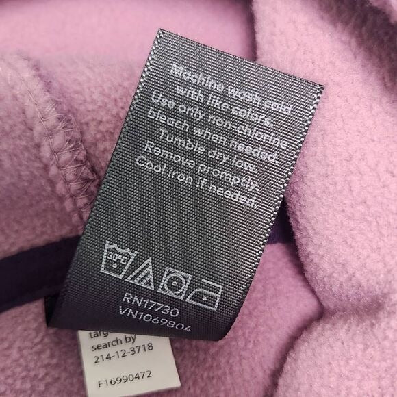 Champion Purple Fuzzy Funnel Neck Pullover Size XL Purple Pullover