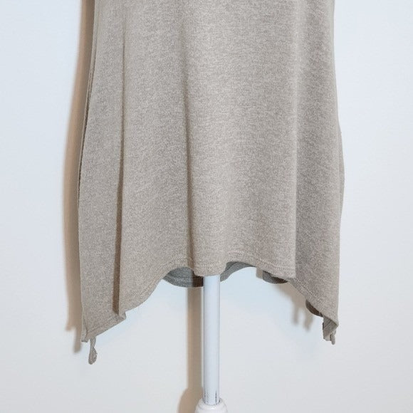 Mi Ami Tan Short Sleeve Top Size Large Khaki Short Sleeve Tee