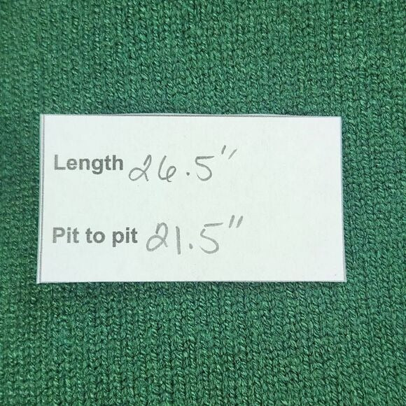 BTFBM Green Sweater with Ruffle and Button Detail Size XL Green Knit Sweater New