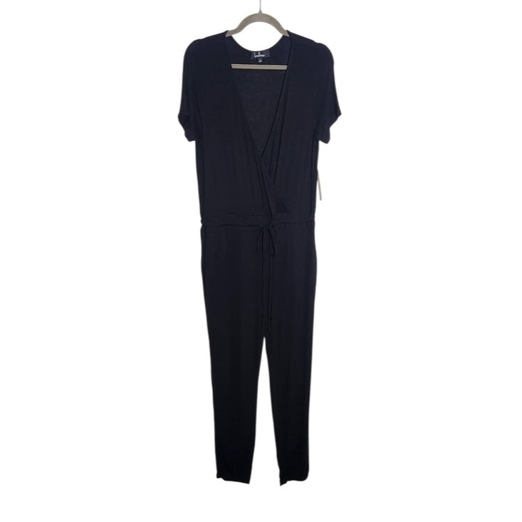 Lulus Black Surplice Jumpsuit Size Large NWT