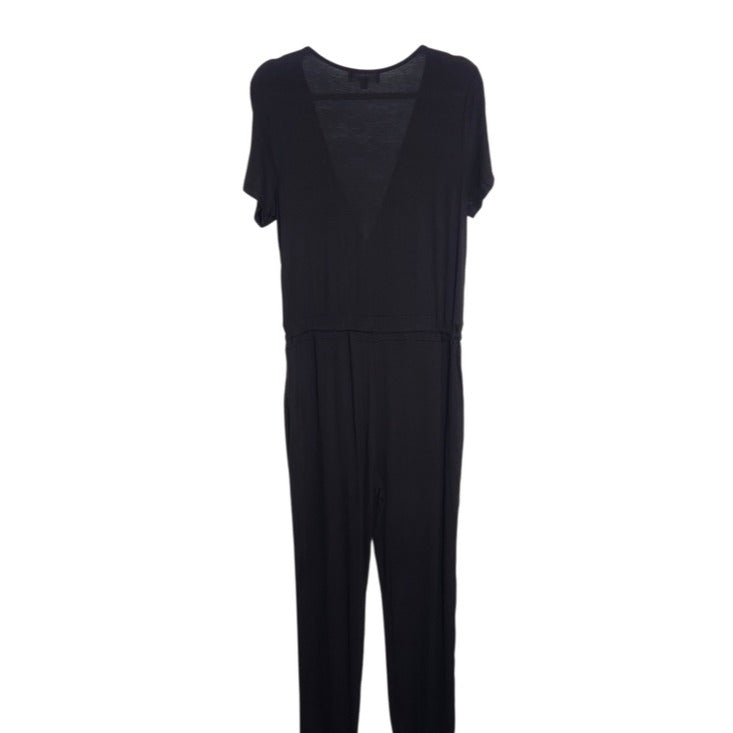 Lulus Black Surplice Jumpsuit Size Large NWT