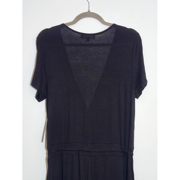 Lulus Black Surplice Jumpsuit Size Large NWT