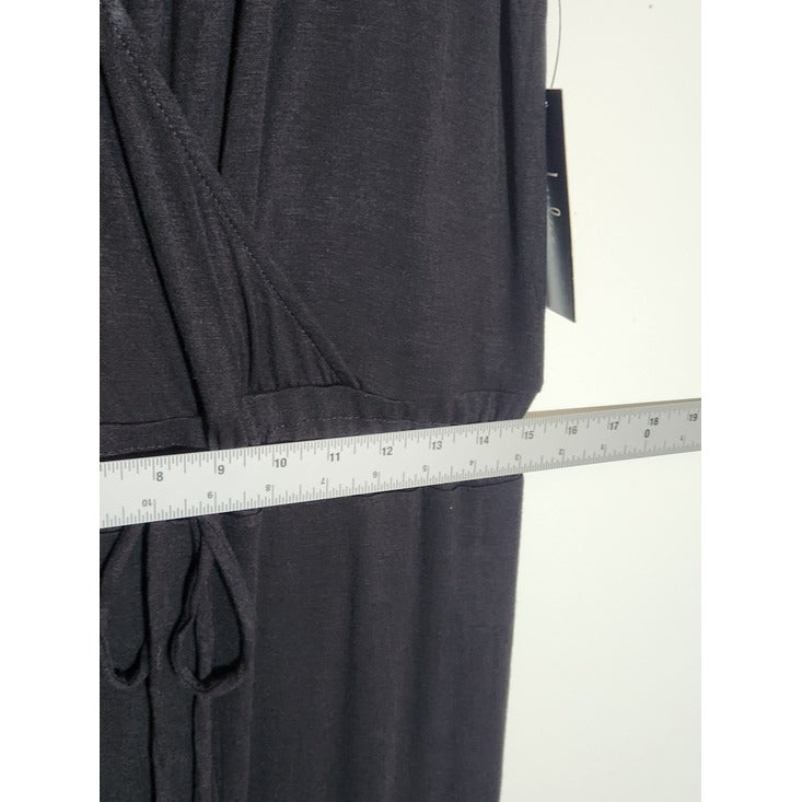 Lulus Black Surplice Jumpsuit Size Large NWT
