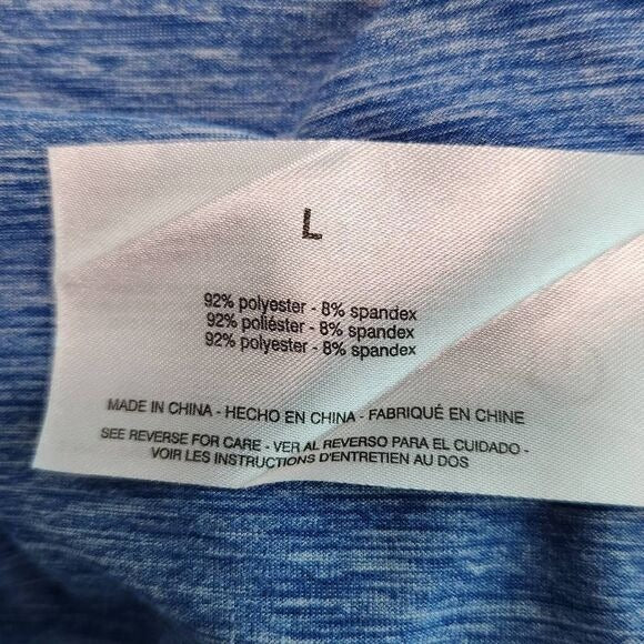 G.H. Bass & Co. Blue Short Sleeve Polo Shirt Size Large Bass Blue Polo Shirt