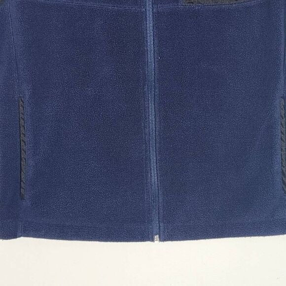 Greg Normal for Tasso Elba Navy Fleece Vest Size Small Preppy Fleece Vest