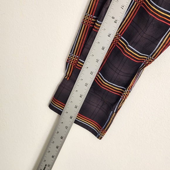 Bullock & Jones Rainbow Plaid Button Down Shirt Size XXL