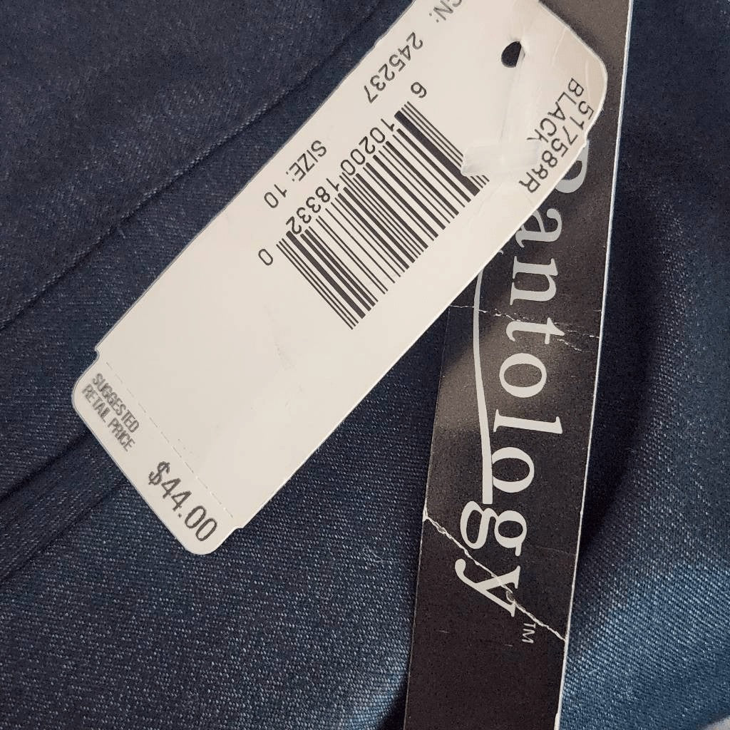 Pantology Midnight Trousers NWT Size 10 Pantology Straight Leg Dress Pants