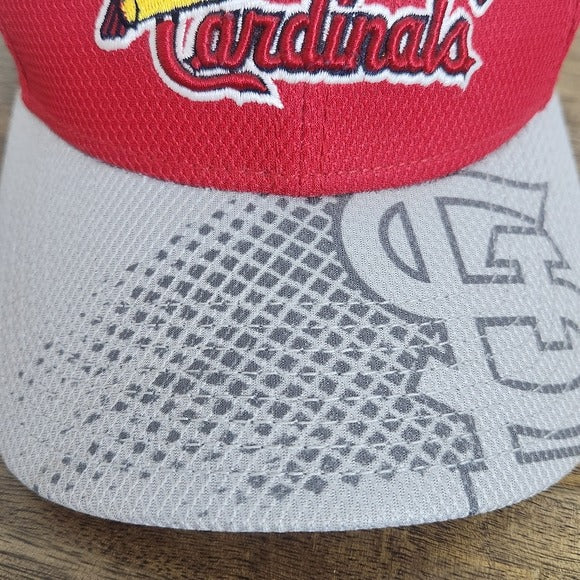 New Era Red and Gray St. Louis Cardinals Baseball Cap One Size