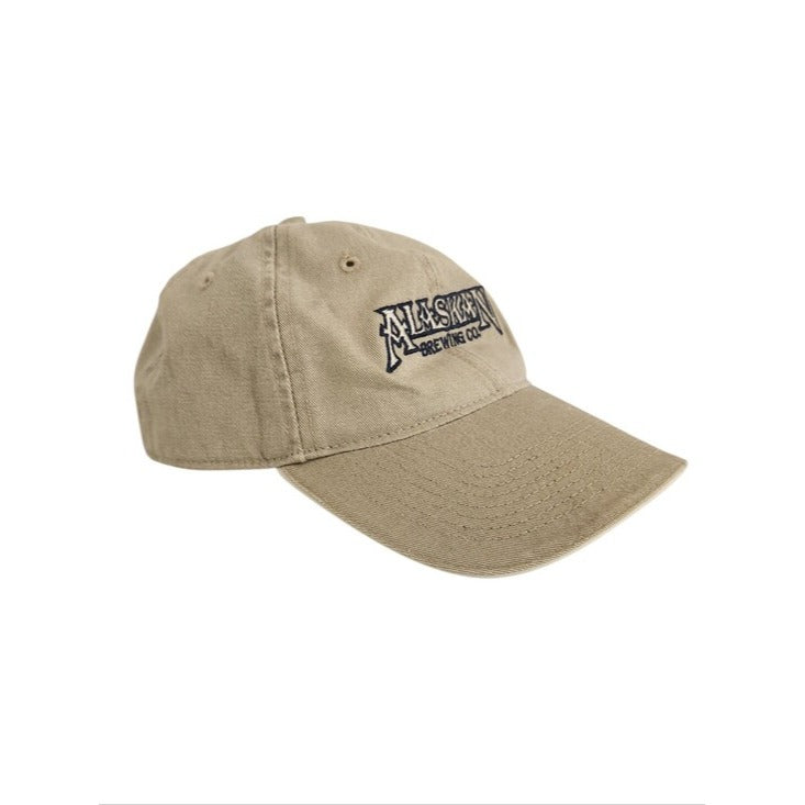 Alaskan Brewing Company Juneau Alaska Khaki Embroidered Hat